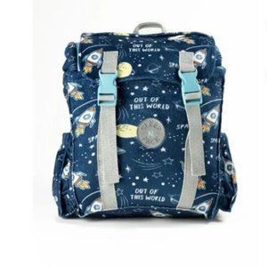 Mimish Kids Sleep-N-Pack Sleeping Bag & Backpack, Space Theme, 50”x20” ~ NEW